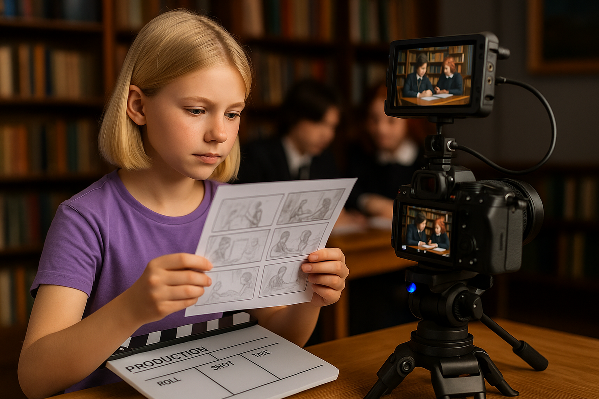 По раскадровкам на съемках проще выстраивать кадр