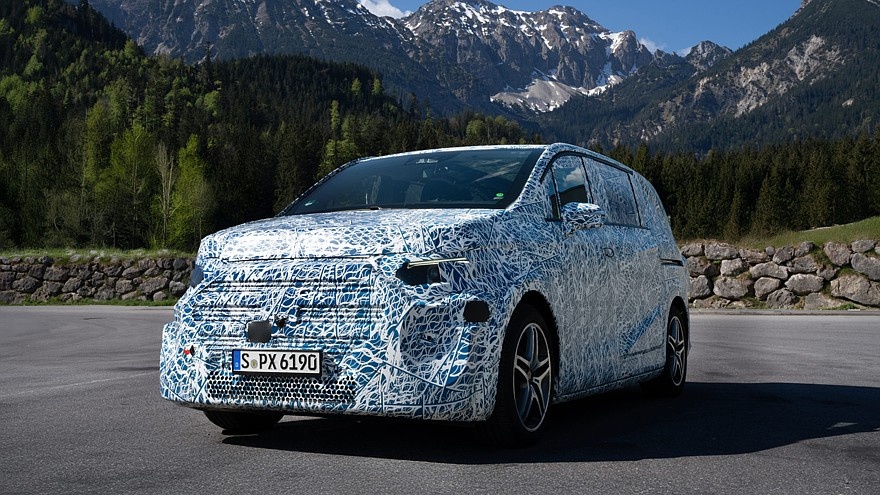    На фото: тестовый прототип Mercedes-Benz VLE