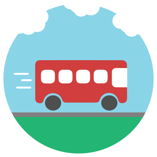 По горам, по долам красный бусик едет к нам...