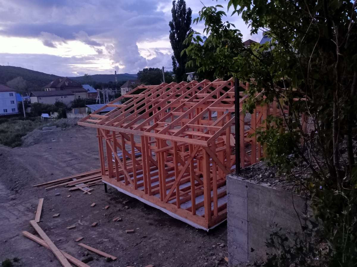 Зародыш домика. Каркас