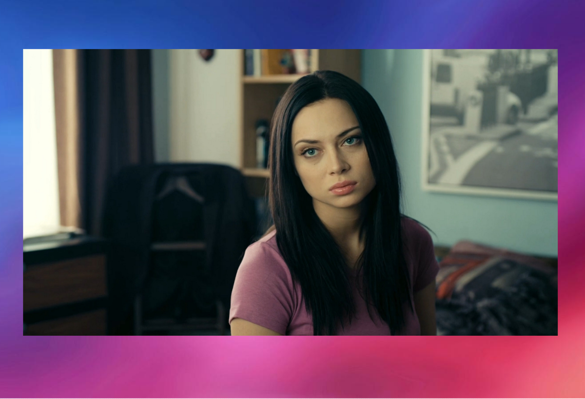 Настасья Самбурская в роли Кристины Соколовской. Стоп-кадр Сериала "Универ. Новая общага" (ТНТ, 2011-2018)