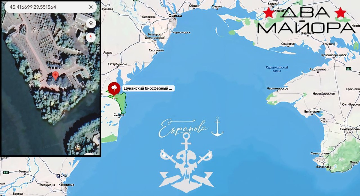    Карта с Telegram-канала "Два майора"
