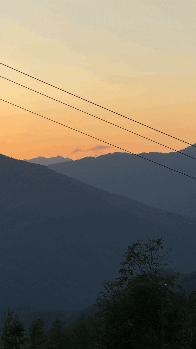 Такую красоту можно увидеть на подъемнике