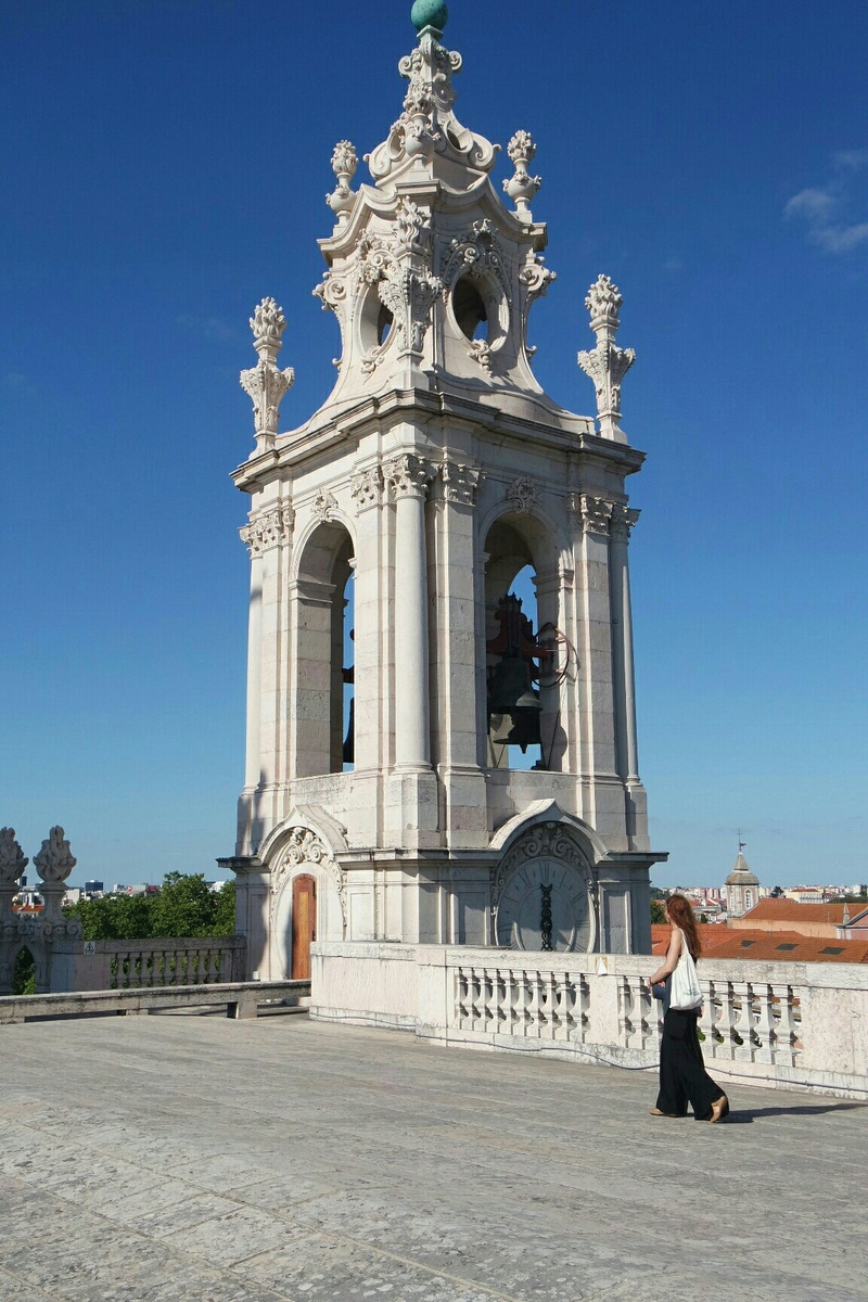 автор канала на крыше базилики да- Эштрела (базилика звезды)