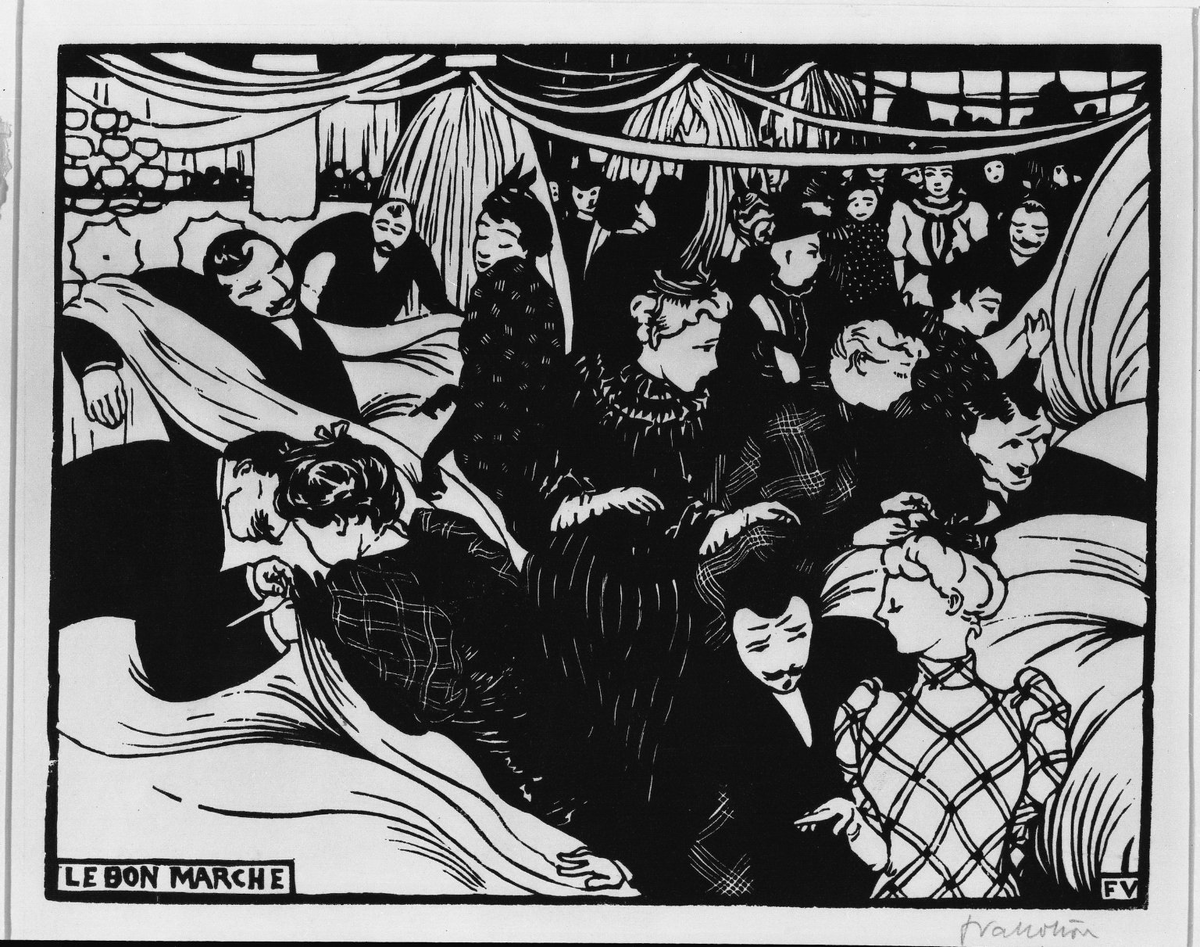 "Бон Марше", Феликс Валлотон, 1893. (с) Из коллекции Бруклинского музея