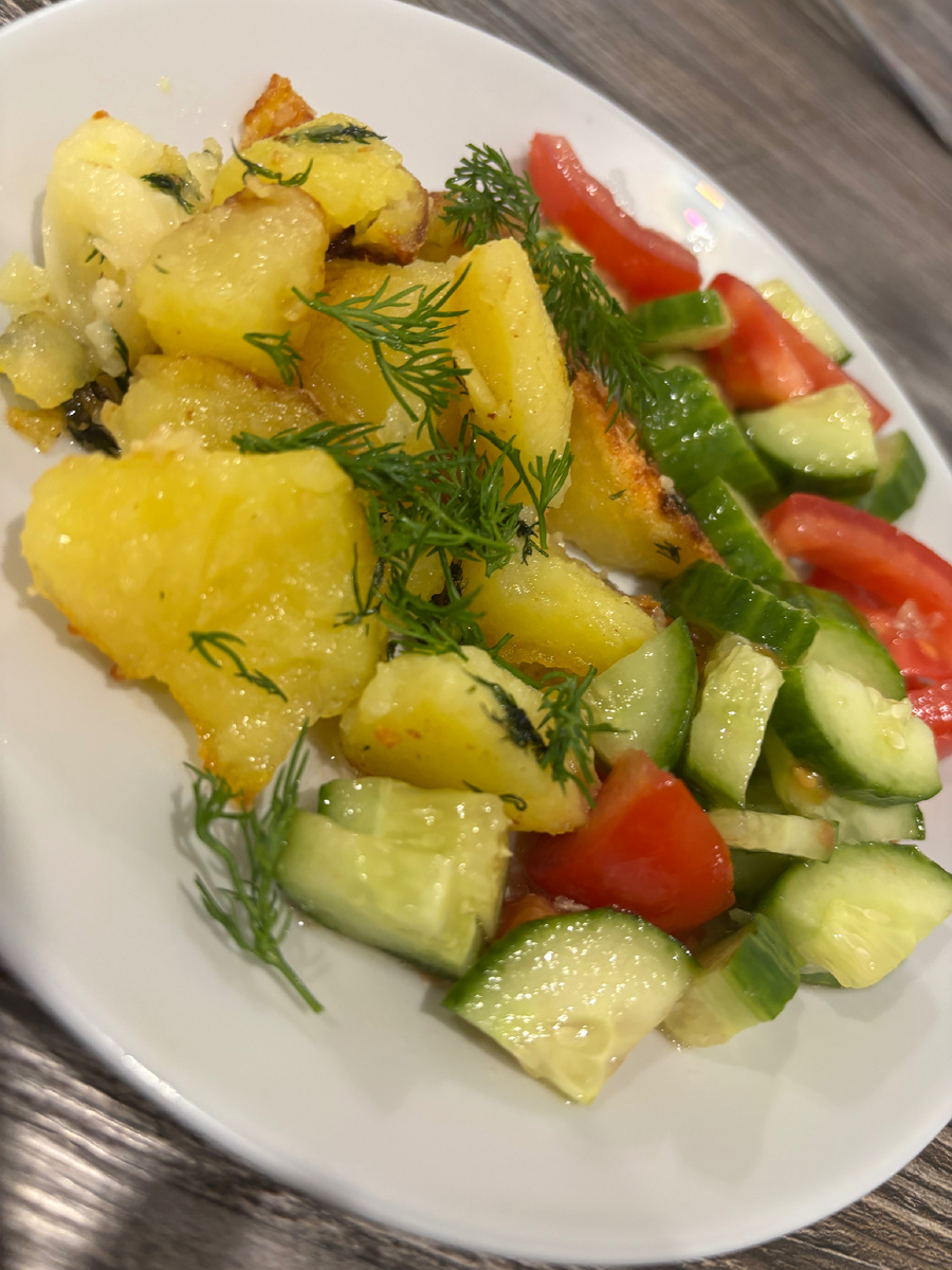 Блюдо приготовленное Тимкой 