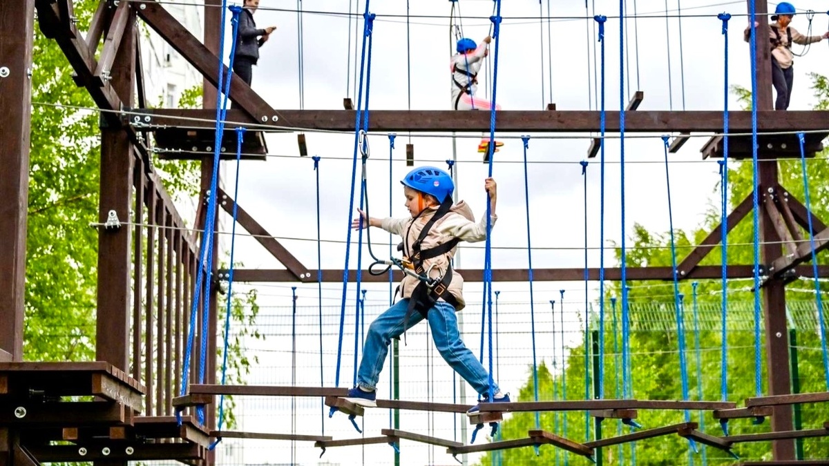    Верёвочные парки стали для югорчан местом победы над собой