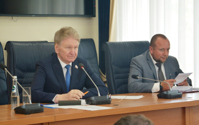 Владимир Ходырев и Алексей Рыженин (Фото: пресс-служба Воронежской городской Думы)