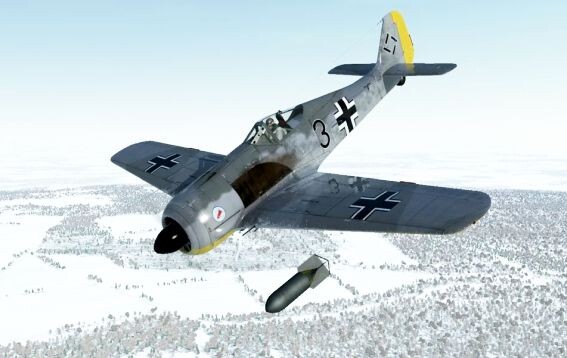 Истребитель-бомбардировщик FW-190A