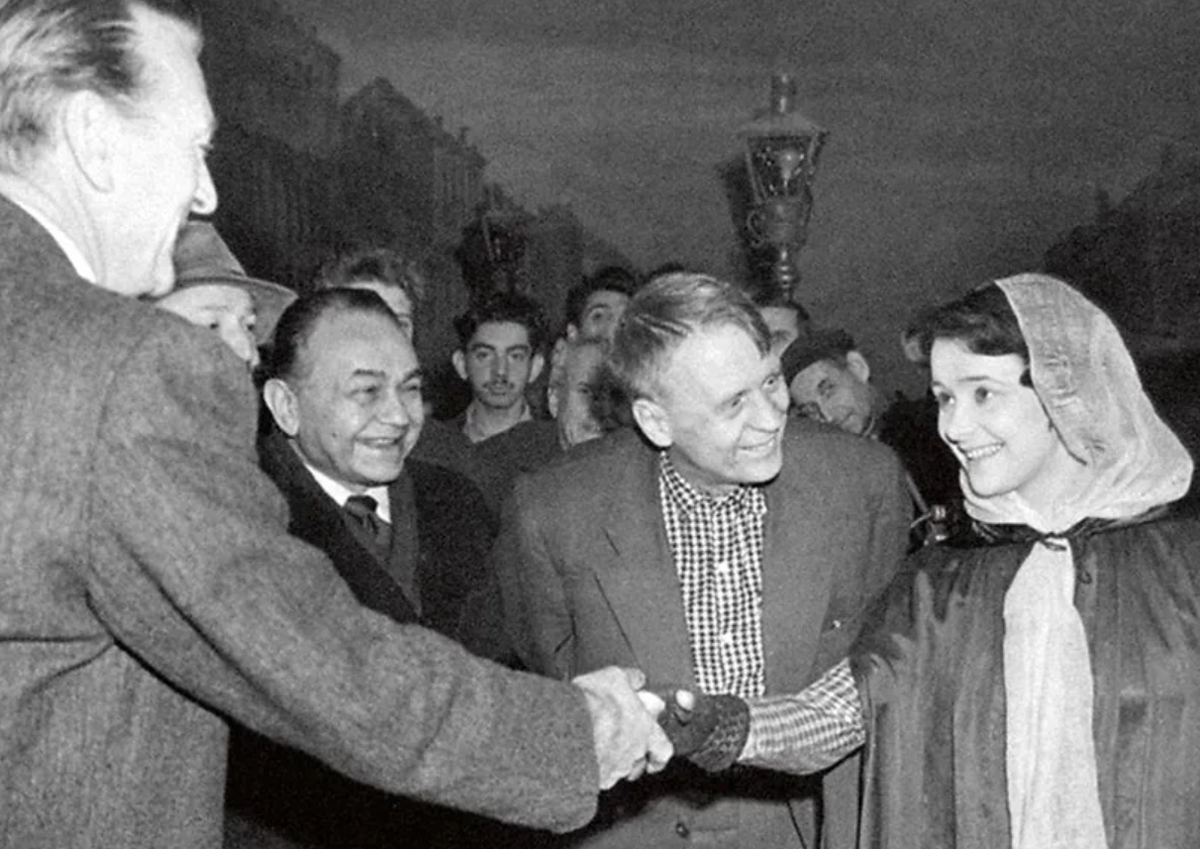 Людмила Марченко и Иван Пырьев