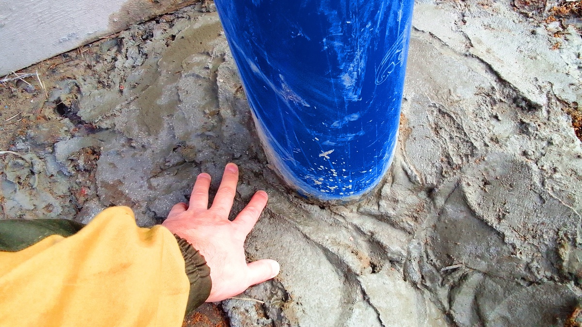 Фото 1. Цементация затрубья кондуктора.