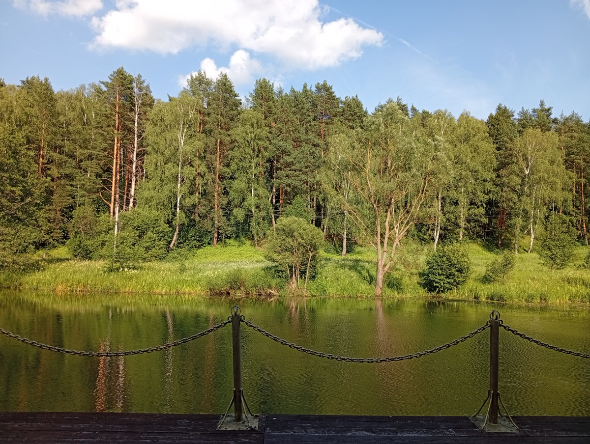 Сижу, смотрю на эту речку, медитирую и пишу статью ))