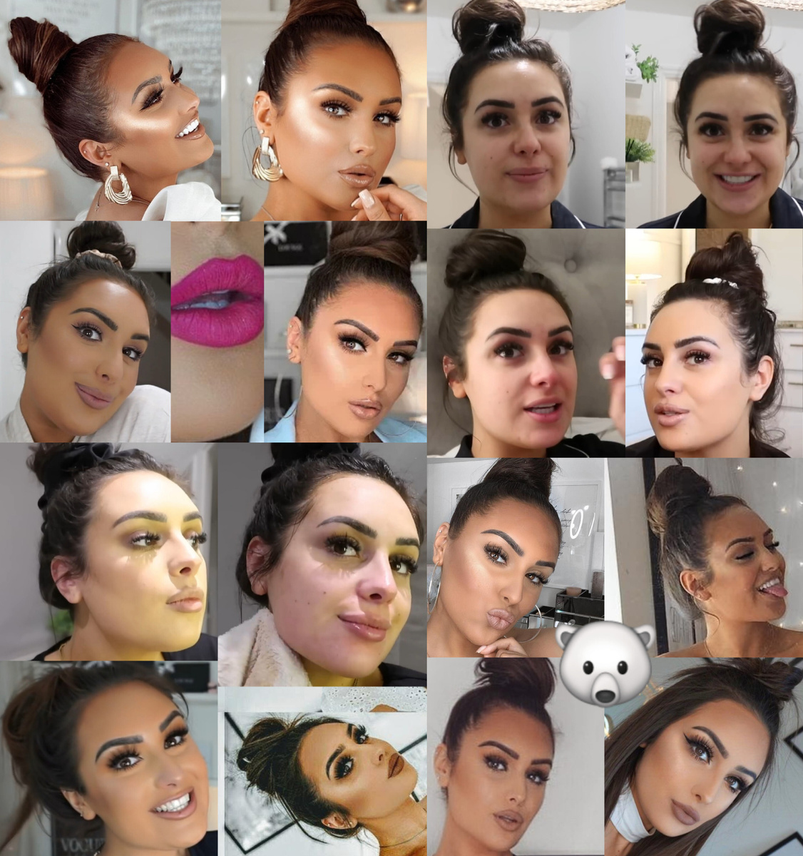 Amy-Rose Walker Hairstyle Bun