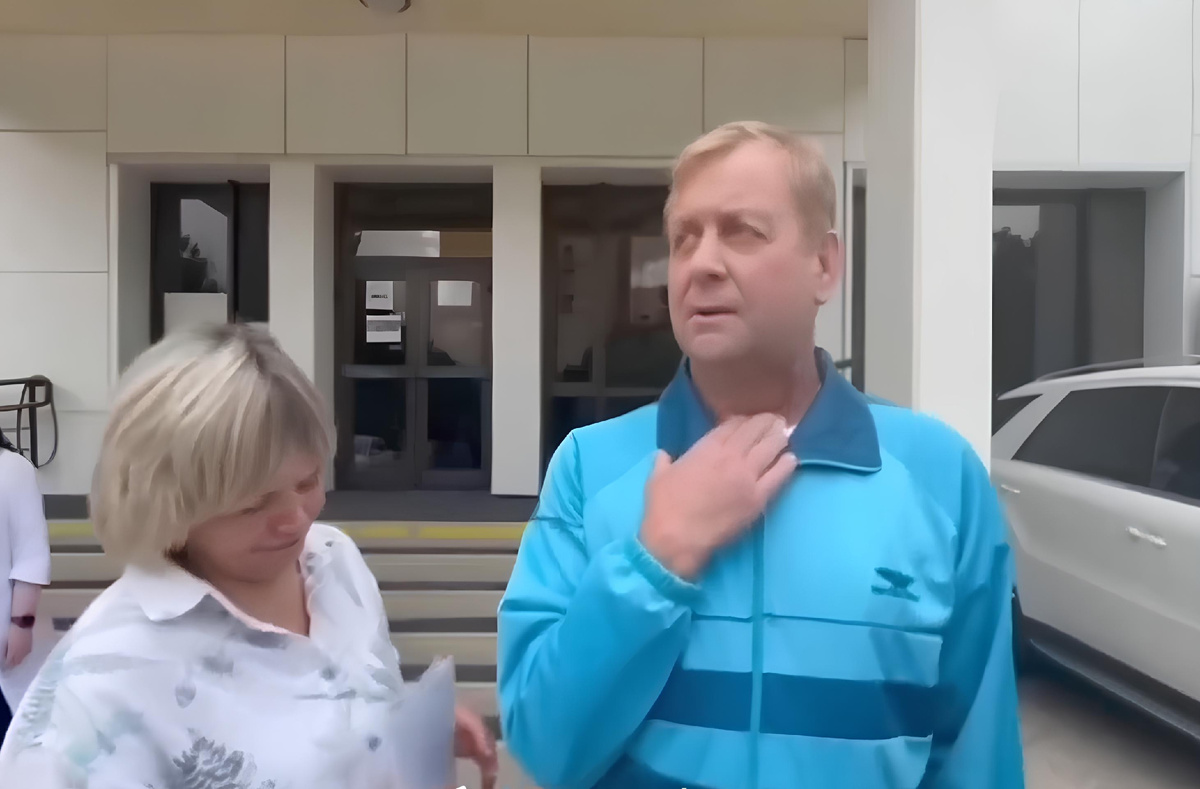 При выходе из больницы Олег Зубков самостоятельно разговаривал и даже шутил