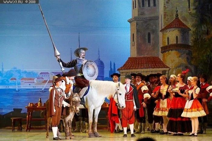 Сцена из балета "Дон Кихот", фотография из открытых источников Яндекса