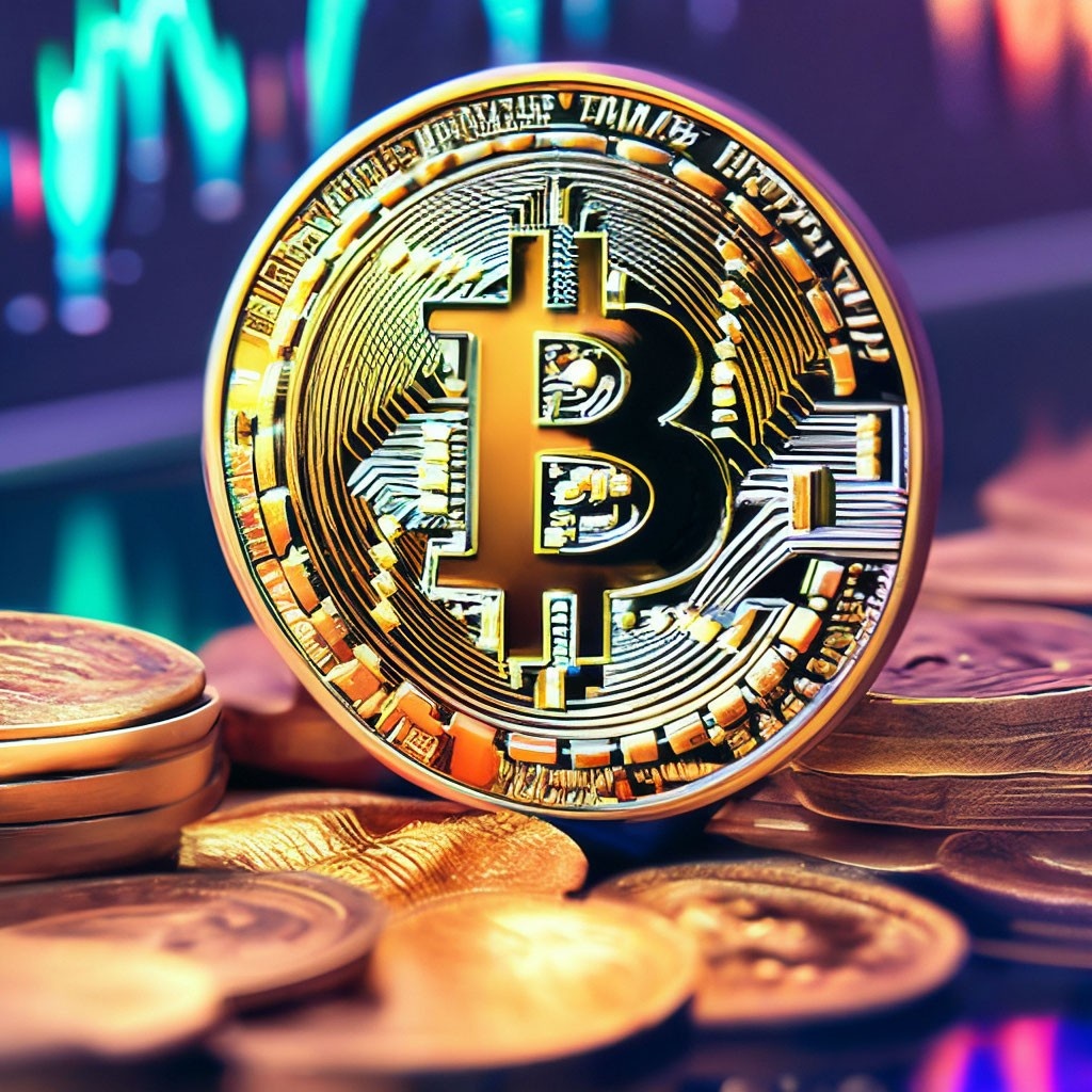 Криптовалюта. Иллюстрация сгенерирована нейросетью