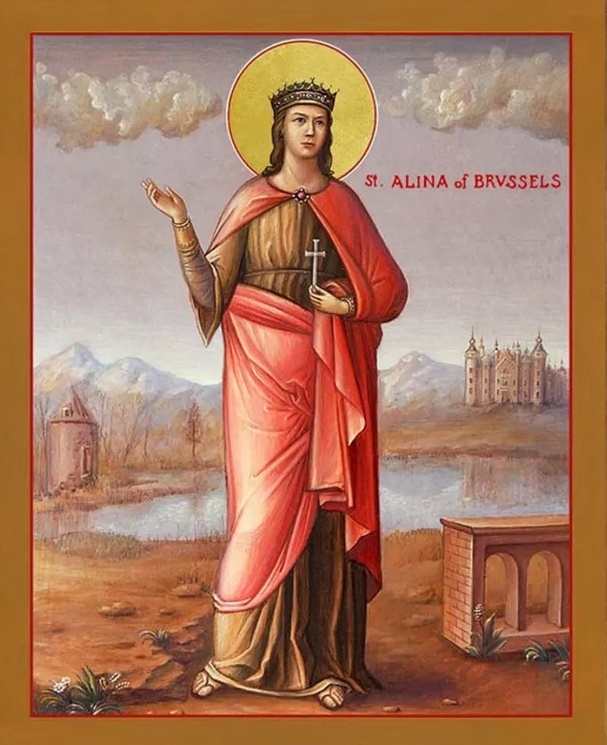 Мученица Алина Бельгийская