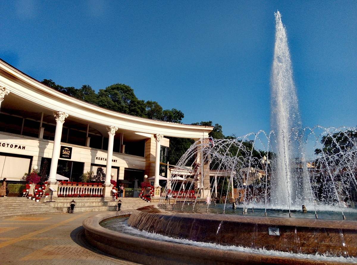 Фонтан на Курортном бульваре. 