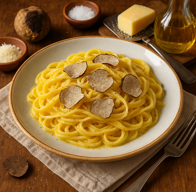 Тальятелле с белым трюфелем рецепты от Дарики