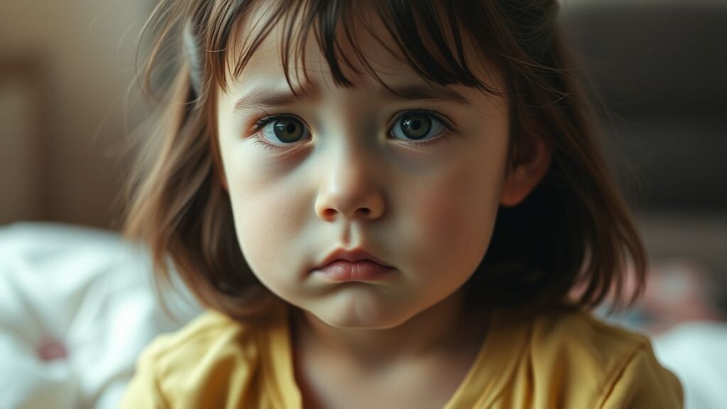 Грустный ребёнок 