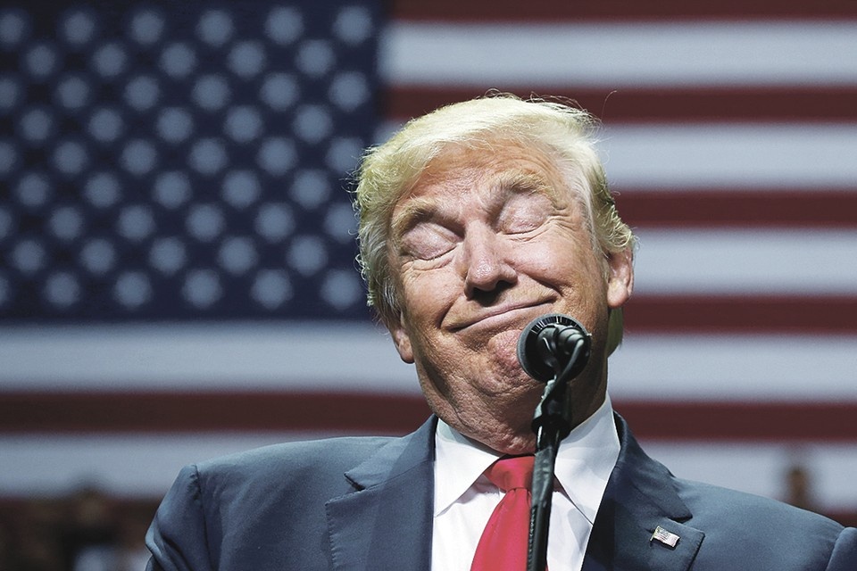 «Сделаем Америку снова великой» - это Рейган придумал. Зато я раскрутил! Фото: Carlo Allegri /REUTERS