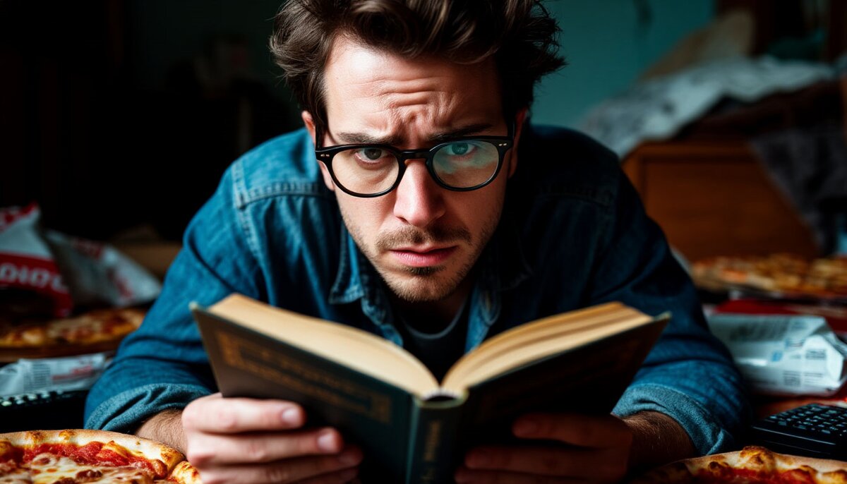 Когда надеваешь очки, а ум всё равно отдыхает