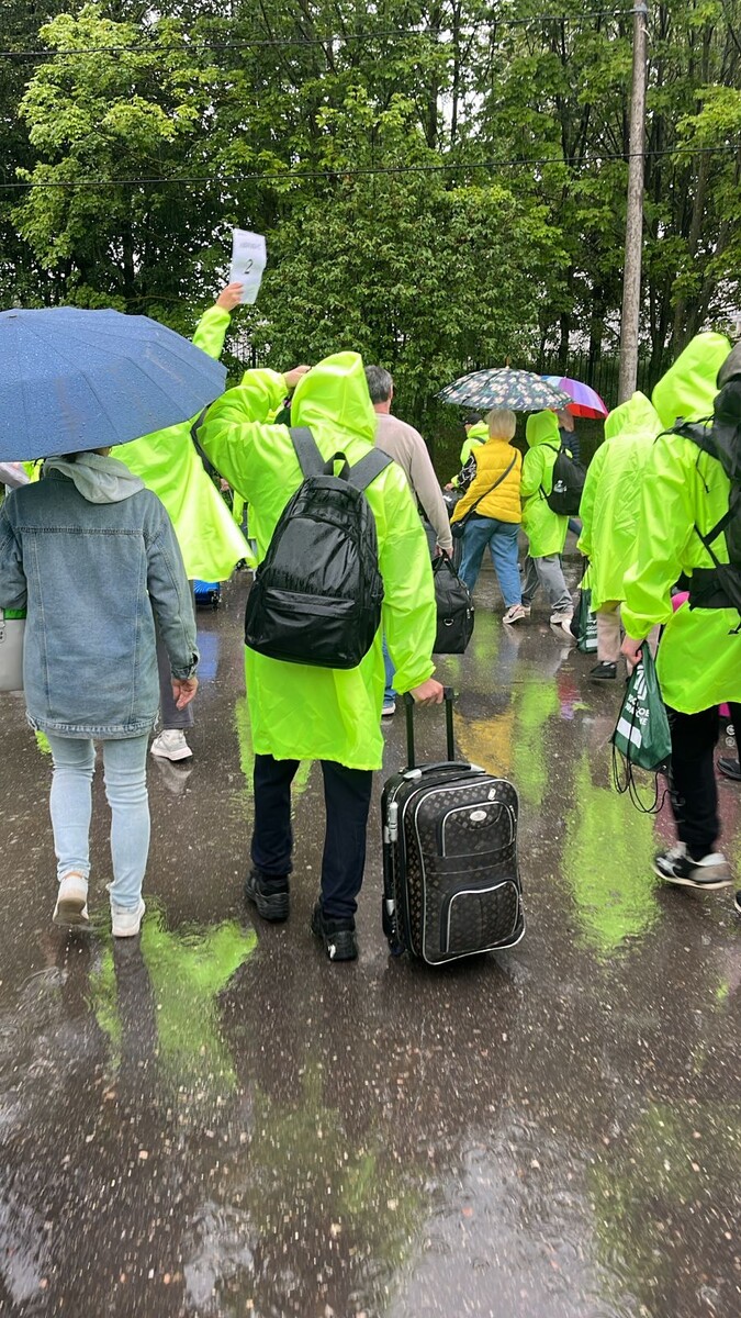 Утренний трансфер в лагерь