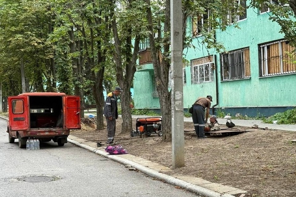    Анализ состояния трубопроводов показал, что некоторые коммуникации не пострадали во время боевых действий. Фото: ГУП ДНР «Донбасстеплоэнерго»