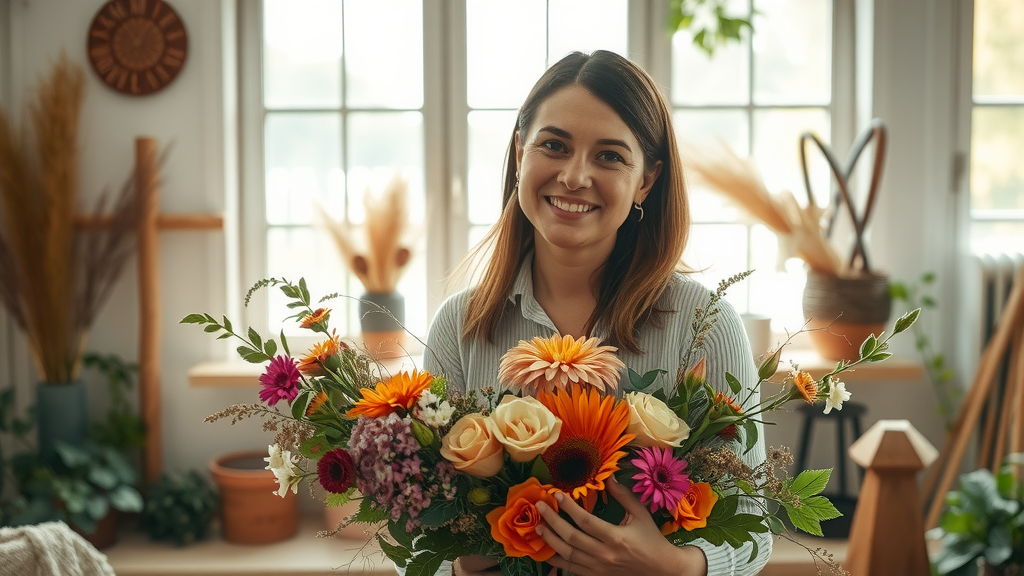    Как создать идеальный букет своими руками? Узнайте основы флористики, советы по уходу за цветами и секреты цветовых сочетаний! Ирина Шабанова