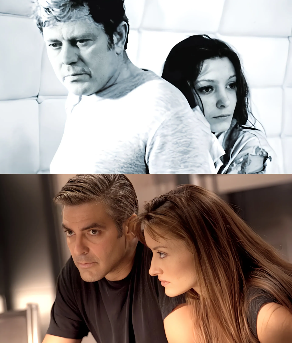 Кадры из фильмов соответственно. В первом в главных ролях Донатас Банионис и Наталья Бондарчук, во втором – Джордж Клуни и Наташа МакЭлхоун (продюсировал фильм, кстати, Джеймс Кэмерон). Вообще мнение о фильмах самого Лема можно передать его одной фразой: «Содерберг сделал «Солярис» – я думал, что худшим был «Солярис» Тарковского…»
