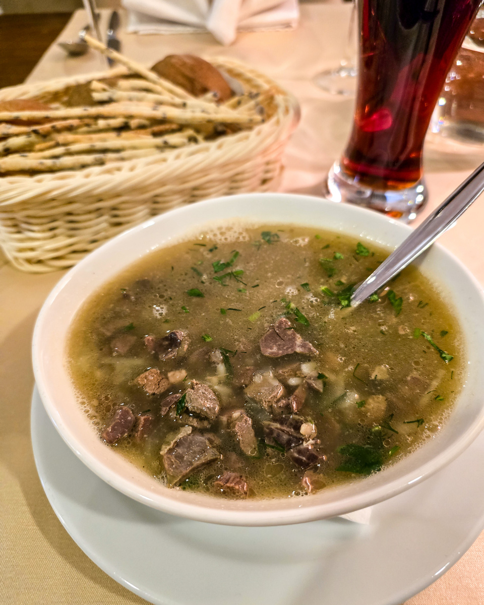 Кагай-шурпи в ресторане "Волга"