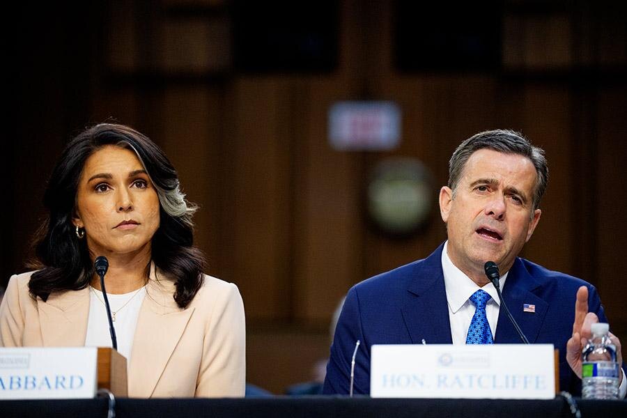 Andrew Harnik / Getty Images📷Тулси Габбард и Джон Рэтклифф
