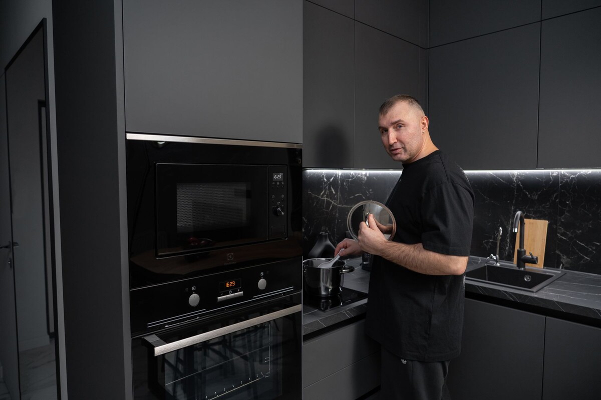 Брутальная кухня нашего клиента