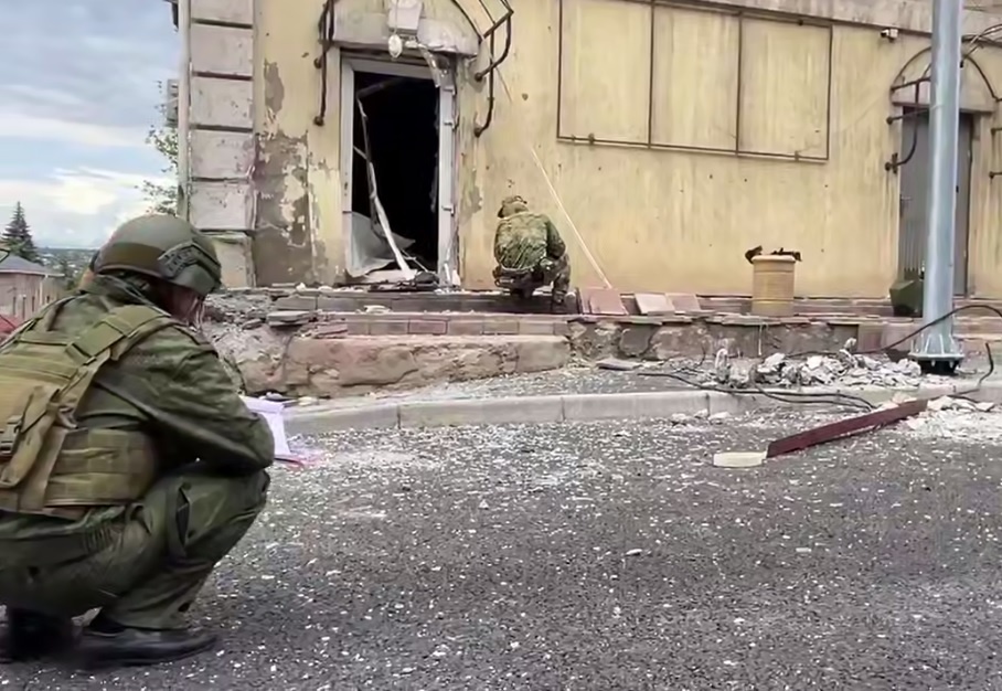    На фото стоп-кадр видеоматериала ТГ-канала Информационного центра СК России Редактор