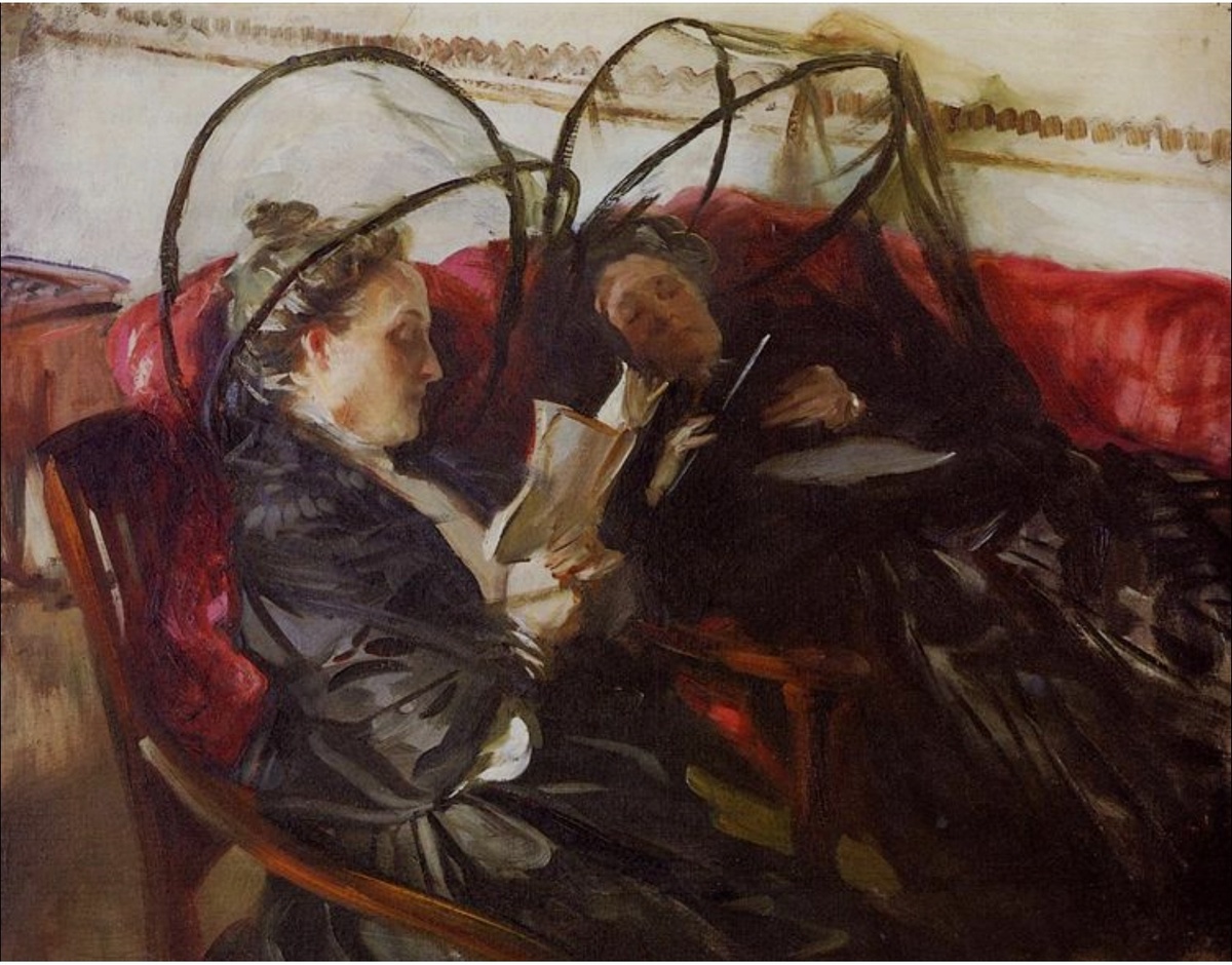 Джон Сингер Сарджент. Противомоскитные сетки. 1908. Холст, масло. Детройтский институт искусств, Детройт