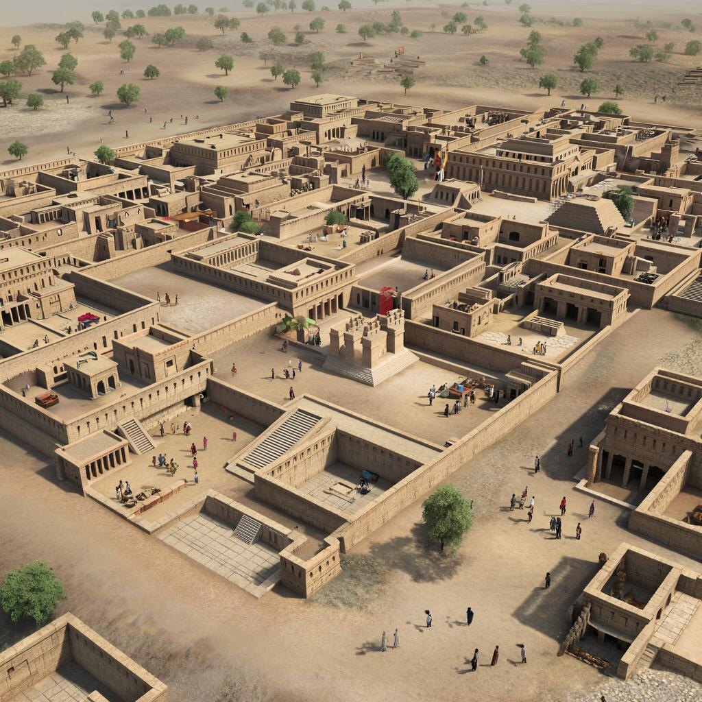 Расположение и хронология Мохенджо-Даро