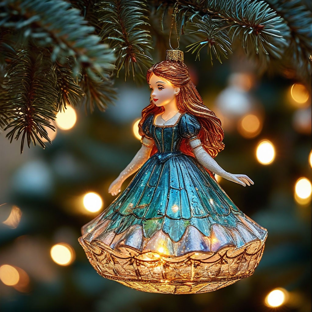 Алиса в Стране чудес. Ёлочная игрушка к Новому году создана автором в Шедеврум