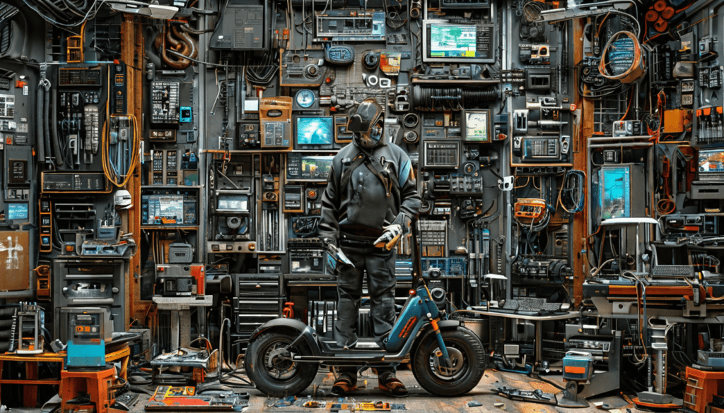    Фишка ремонта электросамокатов после обновления модели