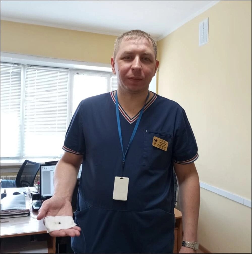    Торакальный хирург онкоцентра Владимир Пивоваров. Фото: Алтайский краевой онкологический диспансер «Надежда»