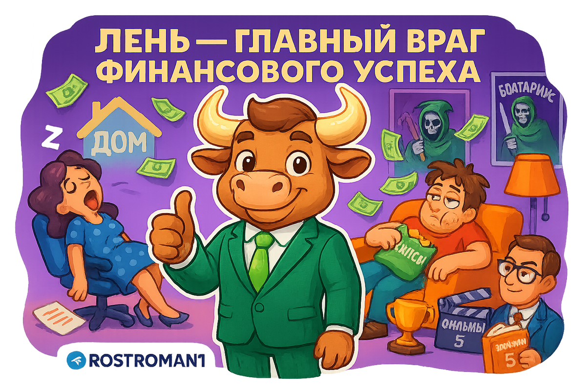    Лень как враг трейдера: как избавиться от прокрастинации и достичь финансового успеха РоСТ | Роман о Системном Трейдинге