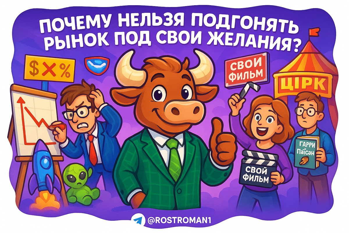    Почему попытки подогнать рынок под свои желания убивают трейдеров? РоСТ | Роман о Системном Трейдинге