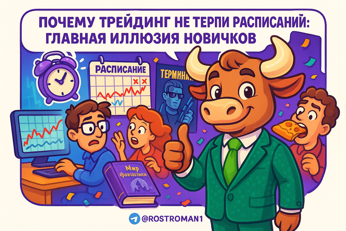   Трейдинг без расписаний: как освободиться от иллюзий и заработать на рынке РоСТ | Роман о Системном Трейдинге
