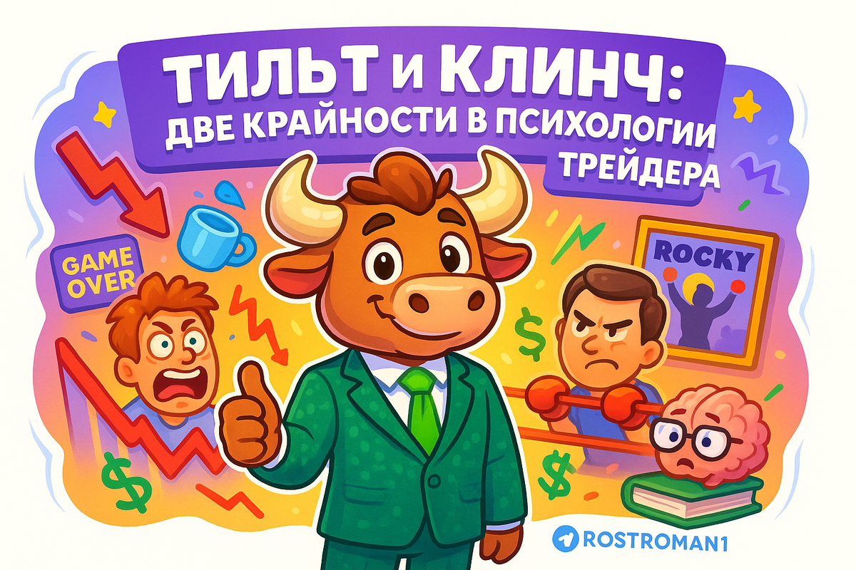    Тильт и клинч: как не сломаться на бирже и вернуть контроль над своими эмоциями РоСТ | Роман о Системном Трейдинге