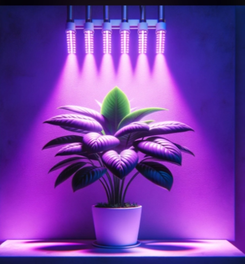 Фото из свободного источника  Мультиспектровая лампа, включает в себя три цвета синий, красный и белый. 