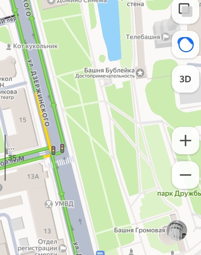 Аллея 90 летия ВЛКСМ. Яндекс карты 