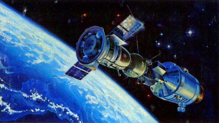 Картина Алексея Леонова. Из открытых источников.