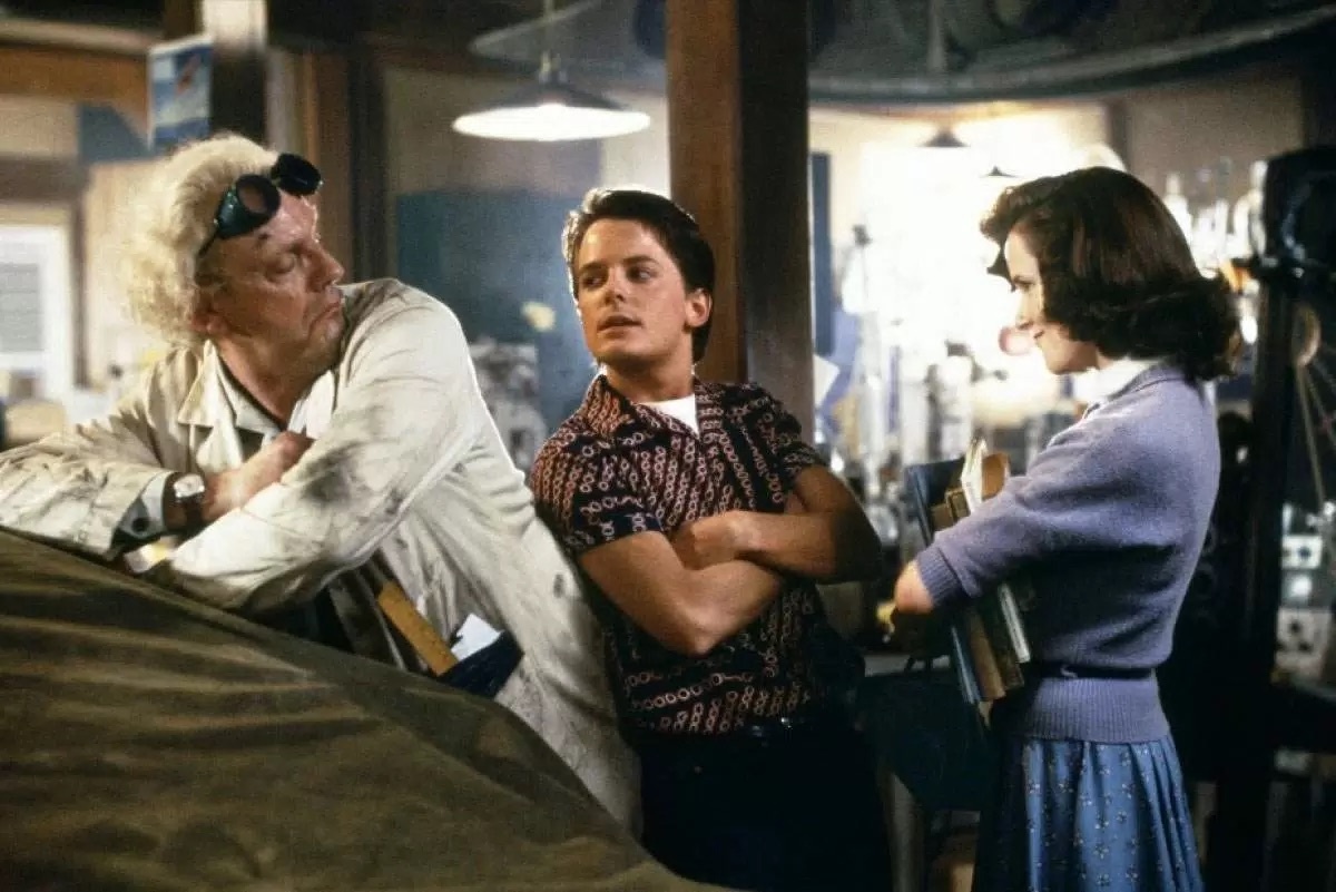 Кадр из фильма "Назад в будущее"