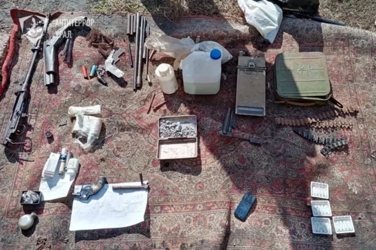    На Урале нашли подпольную мастерскую по изготовлению оружия и взрывчатки