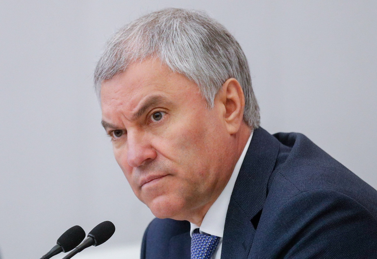    Спикер Госдумы РФ Вячеслав Володин  Пресс-служба Госдумы РФ/ТАСС