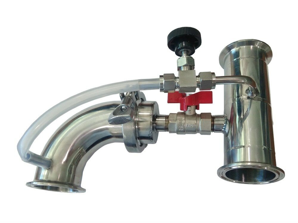 Гибридный узел отбора по пару и жидкости